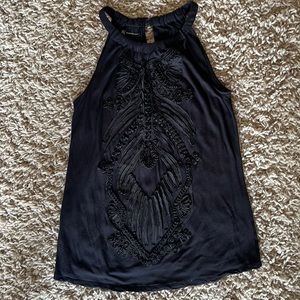 INC International Concepts Black Tank Top